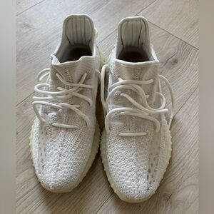 White Yeezy shoes